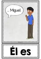 Vorschau - Poster - El verbo ser - Wort-Bild-Karten - Seite 3