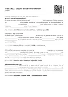 Aperçu - Feuilles d'exercices - Discuter de la liberté existentielle (textes à trous, exercices, vidéo explicative) - Page 1