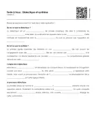 Aperçu - Feuilles d'exercices - Dialectique et synthèse (textes à trous, exercices, vidéo explicative) - Page 3