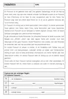 Vorschau - Arbeitsblätter - ARBEITSBLATT: PASSWÖRTER - Deckblatt