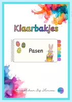 Voorbeeld - Juf Larissa - Klaarbakjes Pasen - Voorblad