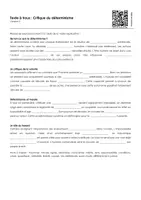 Aperçu - Feuilles d'exercices - Critique du déterminisme (textes à trous, exercices, vidéo explicative) - Page 2