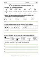 Vorschau - Arbeitsblätter - Wörter nach dem ABC ordnen - mit Klassentests - ab Klasse 2 - Seite 2