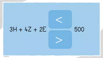Vorschau - Präsentationen/Tafelbilder - Mathe Interaktives Lernquiz größer/kleiner im ZR 1000 - Seite 2
