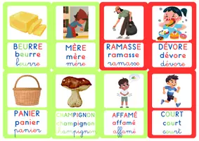 Aperçu - Affichage - Imagier Le petit chaperon rouge d'Accès Jeunesse - Page 2