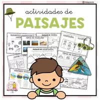 Vista previa - Unidades / Secuencias / Situaciones de Aprendizaje - ACTIVIDADES DE PAISAJES - 1º y 2º EP - Portada