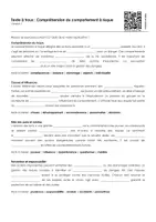 Aperçu - Feuilles d'exercices - Compréhension du comportement à risque (textes à trous, exercices, vidéo explicative) - Page 1