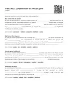 Aperçu - Feuilles d'exercices - Compréhension des rôles de genre (textes à trous, exercices, vidéo explicative) - Page 1