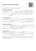 Aperçu - Feuilles d'exercices - Bases de la schizophrénie (textes à trous, exercices, vidéo explicative) - Page 2