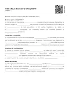 Aperçu - Feuilles d'exercices - Bases de la schizophrénie (textes à trous, exercices, vidéo explicative) - Page 3