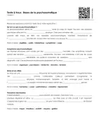 Aperçu - Feuilles d'exercices - Bases de la psychosomatique (textes à trous, exercices, vidéo explicative) - Page 1