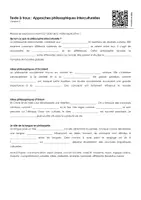 Aperçu - Feuilles d'exercices - Approches philosophiques interculturelles (textes à trous, exercices, vidéo explicative) - Page 2