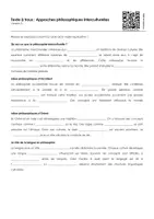 Aperçu - Feuilles d'exercices - Approches philosophiques interculturelles (textes à trous, exercices, vidéo explicative) - Page 3