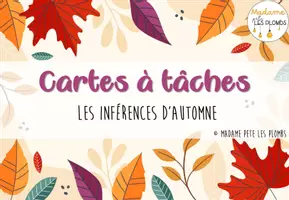 Aperçu - Fiches - CAT - inférences d'automne - Page de couverture