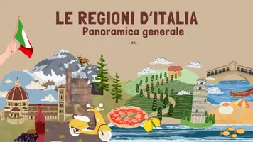 anteprima - Programmi scolastici / Materiali per docenti - Le Regioni Italiane: Power Point - Pagina di copertina