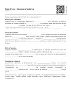 Aperçu - Feuilles d'exercices - Agression et violence (textes à trous, exercices, vidéo explicative) - Page 2