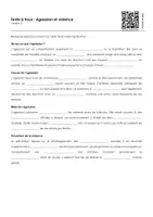 Aperçu - Feuilles d'exercices - Agression et violence (textes à trous, exercices, vidéo explicative) - Page 3