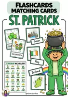 Aperçu - Feuilles d'exercices - St.Patrick (Flashcards + Memory) - Page de couverture
