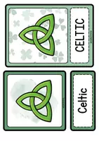 Aperçu - Feuilles d'exercices - St.Patrick (Flashcards + Memory) - Page 2