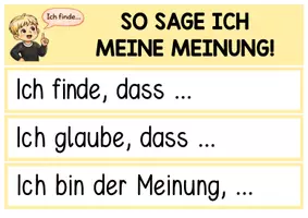 Vorschau - Poster - Tafelmaterial Aufbau eines Arguments - Philosophieren mit Kindern - Meinung sagen - Seite 2