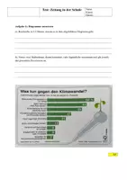 Vorschau - Klassenarbeiten - Klassenarbeit Zeitungen + Erwartungshorizont - Seite 1