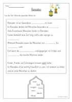 Vorschau - Arbeitsblätter - Ramadan Unterrichtsmaterial - Klasse 1/2 Ethikunterricht - Seite 2