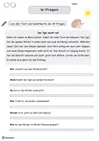 Vorschau - Arbeitsblätter - Lesen Klasse 3: Im Frühling (differenziert) - Seite 2