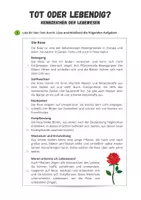 Vorschau - Arbeitsblätter - Pflanzen - Kennzeichen der Lebewesen (Sachtext mit Aufgaben) - Seite 1
