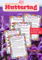 Vorschau - Unterrichtsreihen - Warum wir Muttertag feiern – Internationale Bräuche und Blumenquiz - Deckblatt