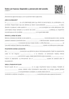 Vista previa - Hojas de trabajo - Depresión y prevención del suicidio (textos con espacios en blanco, ejercicios, vídeo explicativo) - página 3
