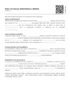 Vista previa - Hojas de trabajo - Determinismo y libertad (textos con espacios en blanco, ejercicios, vídeo explicativo) - página 2