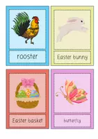 Vorschau - Spiele - Vocabulary cards Easter Spring Wortkarten Vokabeln - Seite 2