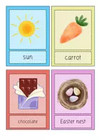 Vorschau - Spiele - Vocabulary cards Easter Spring Wortkarten Vokabeln - Seite 3