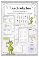 Vorschau - Arbeitsblätter - Tauschaufgaben: Einführung ZR10 - Klasse 1 - Deckblatt