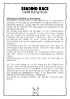 Vorschau - Spiele - Reading Race Easter Bunny School Englisch Sek I - Seite 1