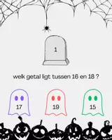 Voorbeeld - Rekenloopspel Halloween - Voorblad