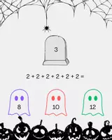Voorbeeld - Rekenloopspel Halloween - Pagina 2