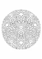 Vorschau - Bildkarten - Frühlings-Ausmalbilder & Mandalas – GRATIS Download für Kindergarten & Grundschule - Seite 2