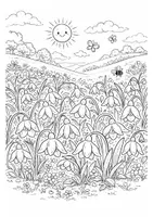 Vorschau - Bildkarten - Frühlings-Ausmalbilder & Mandalas – GRATIS Download für Kindergarten & Grundschule - Seite 3