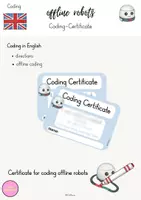 Vorschau - Anderer Materialtyp - Coding in English - Coding Certificate - Deckblatt