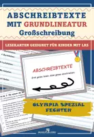 Vorschau - Fördermaterial/Inklusion - Abschreibtexte - Olympia Spezial - Fechten: Lesekarten Großschreibung - Seite 1