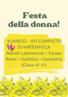 anteprima - Esercizi - Raccolta di materiali di matematica classe quarta scuola primaria - Pagina di copertina