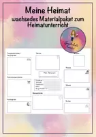 Vorschau - Stundenentwürfe - Meine heimat-Heimatunterricht-Mein Zuhause-Meine Stadt - Deckblatt