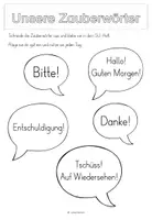 Vorschau - Arbeitsblätter - Unsere Zauberwörter - Sachunterricht GS 1 - Seite 3