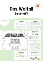 Vorschau - Arbeitsblätter - Meine Reise durch unser Sonnensystem - Deckblatt