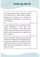 Vorschau - Arbeitsblätter - Kindertag überall Lesespaziergang differenziert - Seite 2