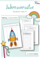Vorschau - Arbeitsblätter - Jahresvorsätze - Sachunterricht GS 1 - Deckblatt