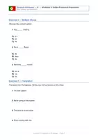 Vorschau - Arbeitsblätter - Subjektpronomen (eu, tu, ele, ela, nós, vocês, eles) und Präpositionen | Subject Pronouns & Prepositions | Contractions no na ao da - Seite 2