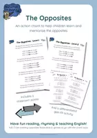 Vorschau - Arbeitsblätter - The Opposites - A Rhyming Action Chant - Deckblatt