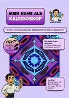 Vorschau - Stundenentwürfe - Mein Name als Kaleidoskop – Symmetrie Kunstprojekt (Klasse 5–8) - Deckblatt